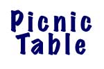 picnic table