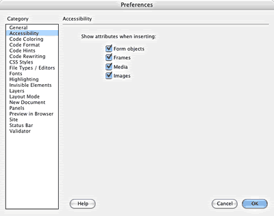 Accessibility Preferences